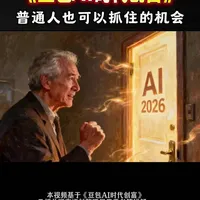 春晚为什么要重新看一遍，因为里面藏着我们普通人的机会，一定要认真看完！#读书 #好书分享 #豆包 #AI#春晚