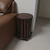 小户型救星✨实木可叠放圆凳｜家里来人再也不慌