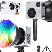 一盏灯搞定外拍和居家布光？纽尔HB80C RGB常亮灯体验分享