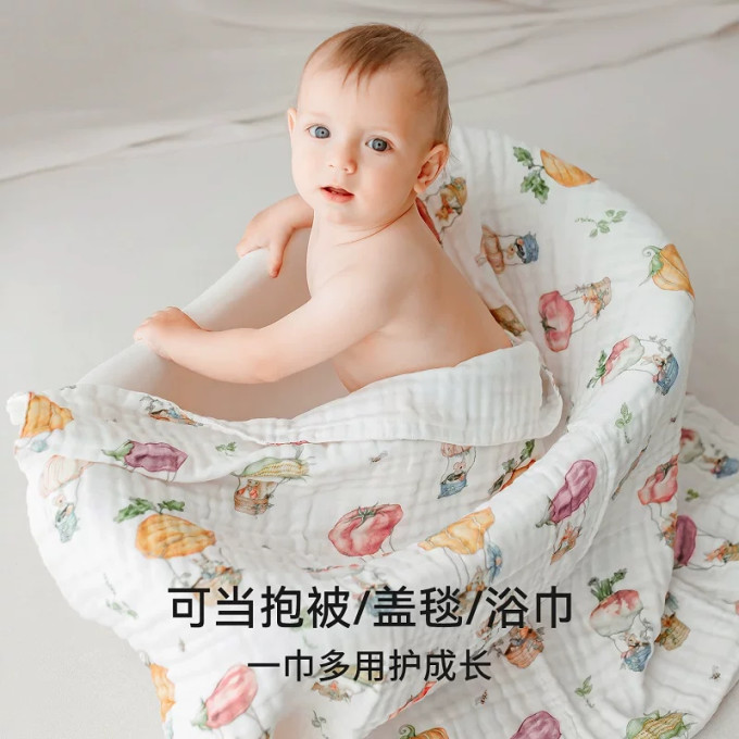 嫚熙婴儿浴巾毛巾