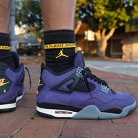 Air Jordan 4代 Lakers 湖人配色 紫金 AJ4｜JTSG