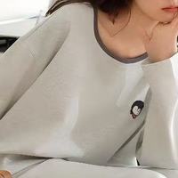 春秋季睡衣本命款！这款全棉可外穿套装太香了