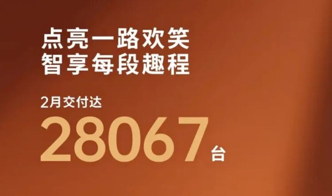 2月新势力销量排名！