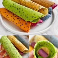 平底锅就能做！摆摊家用都好用的香酥蛋卷配方