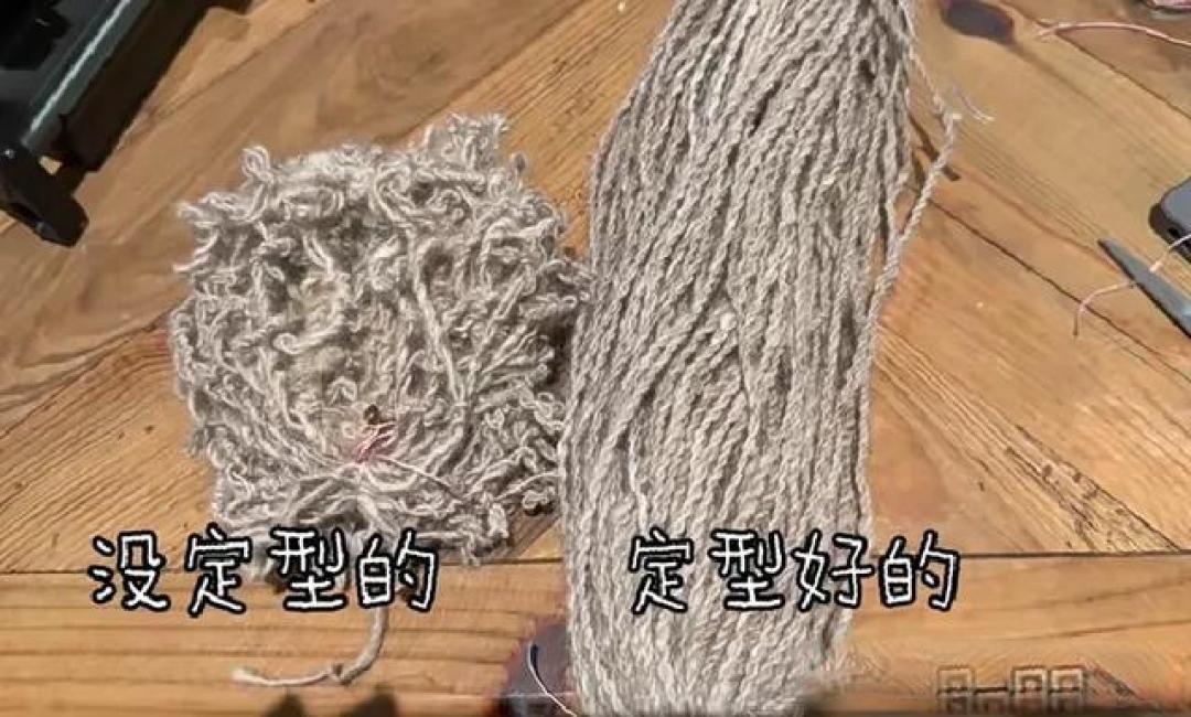 谢谢小狗!攒了两年的狗毛,终于织成一件毛衣