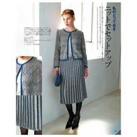 小香风钩针套装！迷你菠萝花开衫+立体褶裥半裙，优雅到骨子里