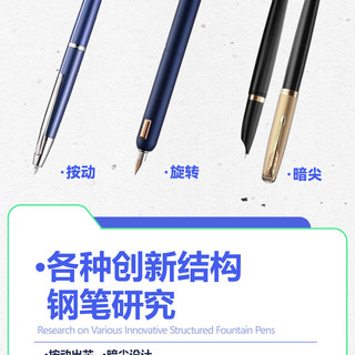 文具研究丨各种创新结构的钢笔