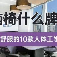 电脑椅什么牌子好？实测最舒服的10款人体工学椅