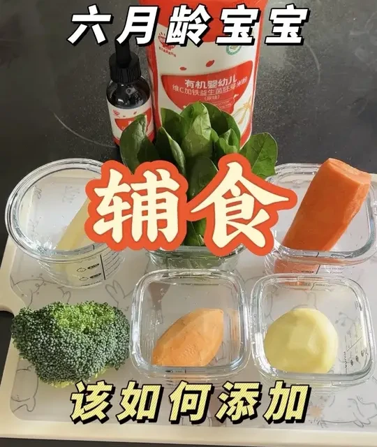 六月龄宝宝辅食该如何添加，1-30天保姆级教程来了，新手爸妈直接抄作业#辅食教程 #辅食添加顺序 #辅食 #秋田满满米粉