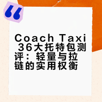 又大又轻又有拉锁，coach大托特