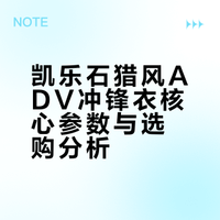 凯乐石猎风ADV冲锋衣核心参数与选购分析