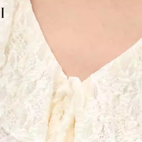 救命！穿上这件蕾丝衫，感觉自己是韩剧女主了！💫