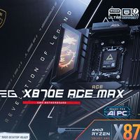 奢华配置，质感拉满，微星MEG X870E ACE MAX 战神主板测试