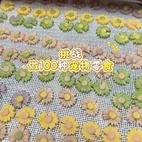 今天是猫猫狗狗都爱吃的小雏菊饼干#自制宠物零食 #宠物烘焙 #手工制做 #宠物零食 #宠物手工零食