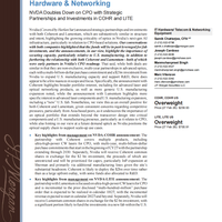 摩根大通研报，英伟达注资CPO赛道公司解读