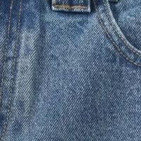 izzueit刺绣宽松直筒牛仔裤，梨形微胖闭眼入