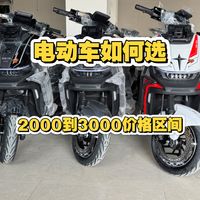 电动车如何选购？2000到3000价格区间？