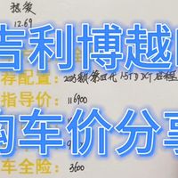 吉利博越L购车价分享