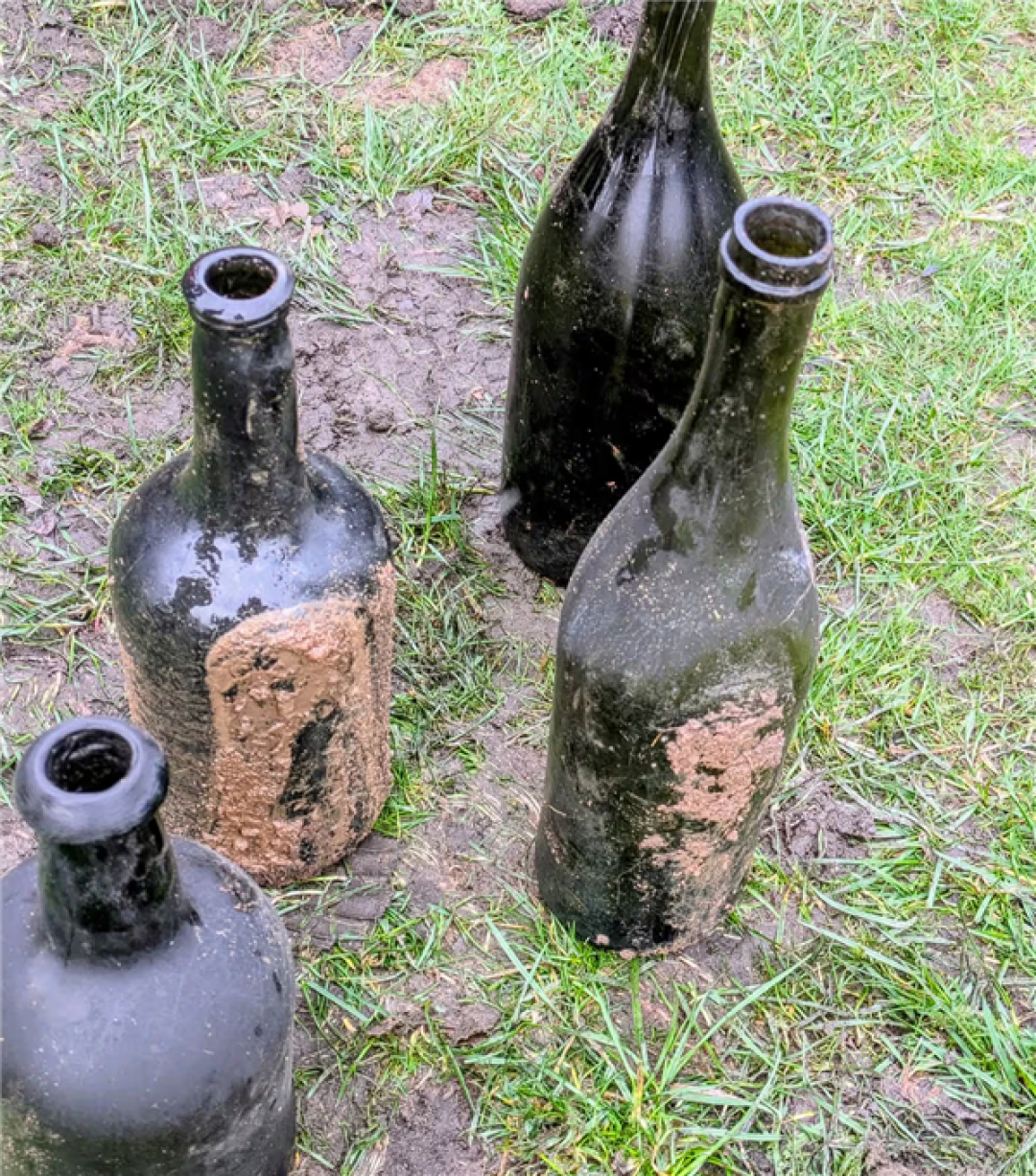 英国一高尔夫球场塌陷惊现百年酒窖:酒瓶遍地 但一滴都没了