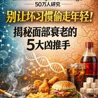 50万人研究证实：这5个习惯正在加速面部衰老