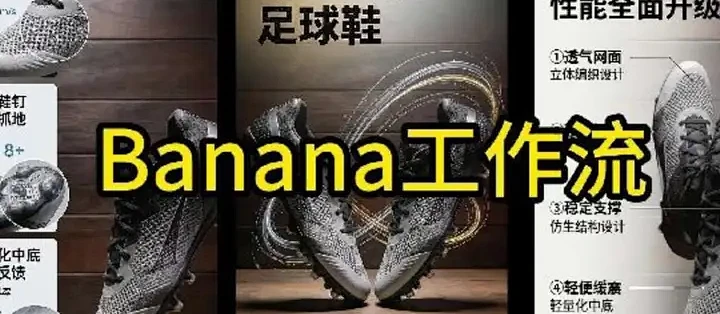 香蕉banana一键生成电商产品详情页工作流智能体搭建教程。#sora2 #banana #电商 #AI #详情页_服务软件_什么值得买