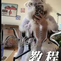 全钩针版醒狮外套教程第二部分#钩针教程 #钩针编织 #毛线钩织 #手工编织