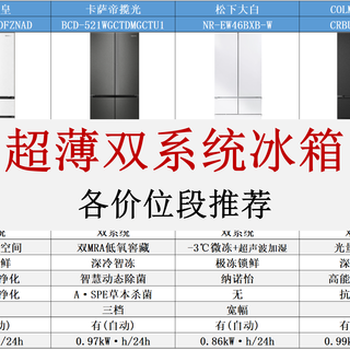 厨房太小还怕串味？2026年超薄双系统冰箱选购指南及避坑清单！