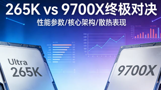 265K VS 9700X终极对决：谁才是2026年真正的旗舰？