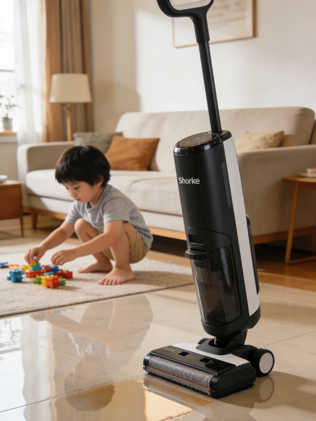 石头洗地机让家更干净