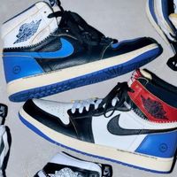 2026年2月Fragment×Union×AJ1三方联名发售，限量配色二级市场溢价超100%，AJ1热度维系策略现分化困局