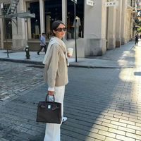 今年春天流行的短风衣，好穿又时髦！