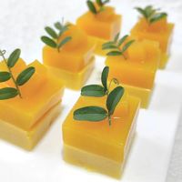 【每日蔬食】芒果布丁