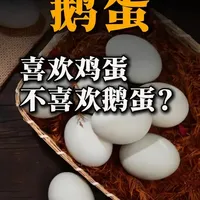 营养吊打鸡蛋，却没人爱吃！鹅蛋到底输在哪？ #美食 #揭秘 #鹅蛋 #鸡蛋