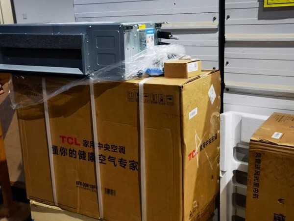 TCL风管机卧室安装体验