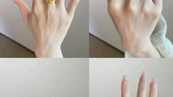 5.1克的小花塔黄金戒指太好看了