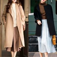 穿风衣+牛仔裤过时了！今春更流行风衣搭这3款裙装，优雅显气质