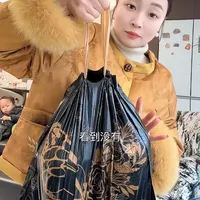 家人们，9.9到手108只#免撕垃圾袋#超便宜超划算 ，黑色装啥都看不透，#结实耐用 #质量好 #居家必备好物