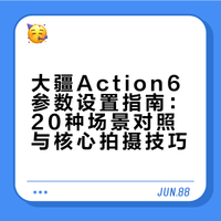 大疆Action6封神参数：20 个场景不翻车！