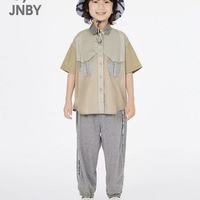 江南布衣这件中袖衬衫｜男女童都好穿的夏日高级感🍃