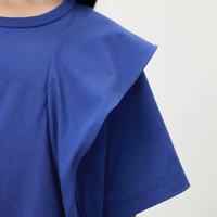 江南布衣女童纯棉花边 T 恤｜温柔松弛感，把夏天穿得又甜又高级