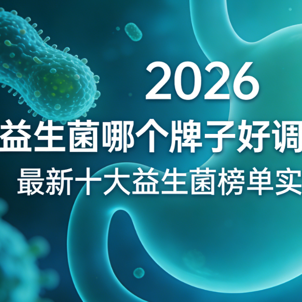 2026最新益生菌十大品牌实测！调理肠胃选对牌子精准解决肠胃问题