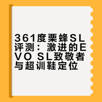 在EVO SL“致敬者”大赛中，栗蜂SL不是最形似的，却是最激进的。我的测试版后掌跑法有磨足弓的问题，大货版换稳衬鞋垫会改善，中前掌跑姿可以放心入手.....#跑鞋# #竞训跑鞋# #361度栗蜂SL# #栗蜂SL# 亚平宁的amazing的微博视频