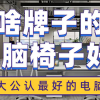 啥牌子的电脑椅子好？十大公认最好的电脑椅