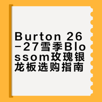 Burton Blossom玫瑰银龙板🐉