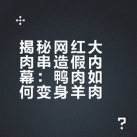 #网红1米大肉串可能是鸭肉串#1米正规的做不出来啊!来看看博主揭秘假羊肉串是怎么做出来的。#三分钟视频助燃计划# 娱蝼蚁的微博视频