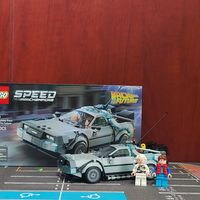 玩砖块的熊054复古与科技的完美搭配！ 乐高SPEED77256 回到未来时光时光机