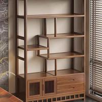 中式复古博古架｜茶具茶叶收纳天花板✨