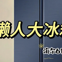 海尔盛宴618L对开门蓝冰箱✨囤货党+颜控