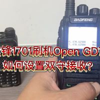 宝锋1701刷机Open GD77如何设置双守接收？