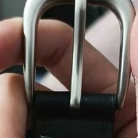 2025棕色皮带来袭！真皮细腰带，配牛仔裤超有范儿✨
